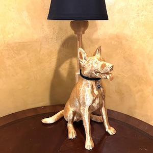 German Shepherd Lamp - Etsy