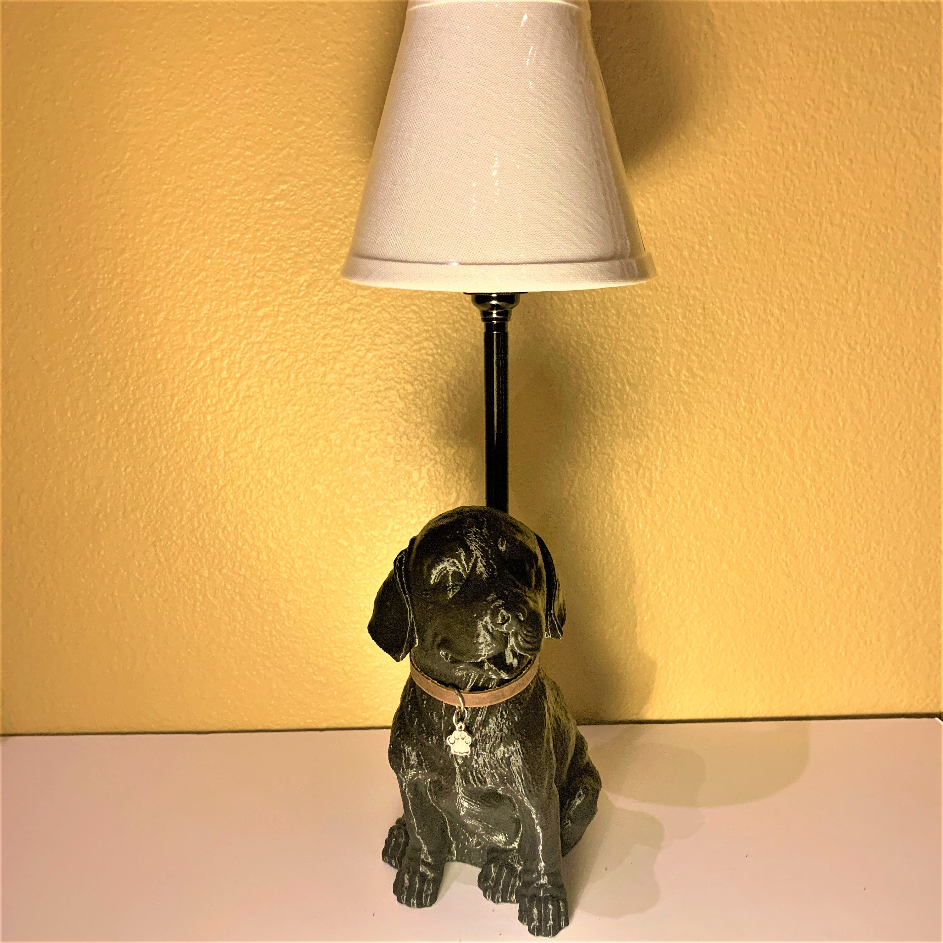 Clarence Labrador Retriever Lamp black Etsy