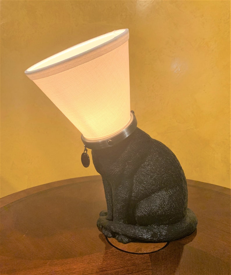 Socks Black Cat Lamp image 2