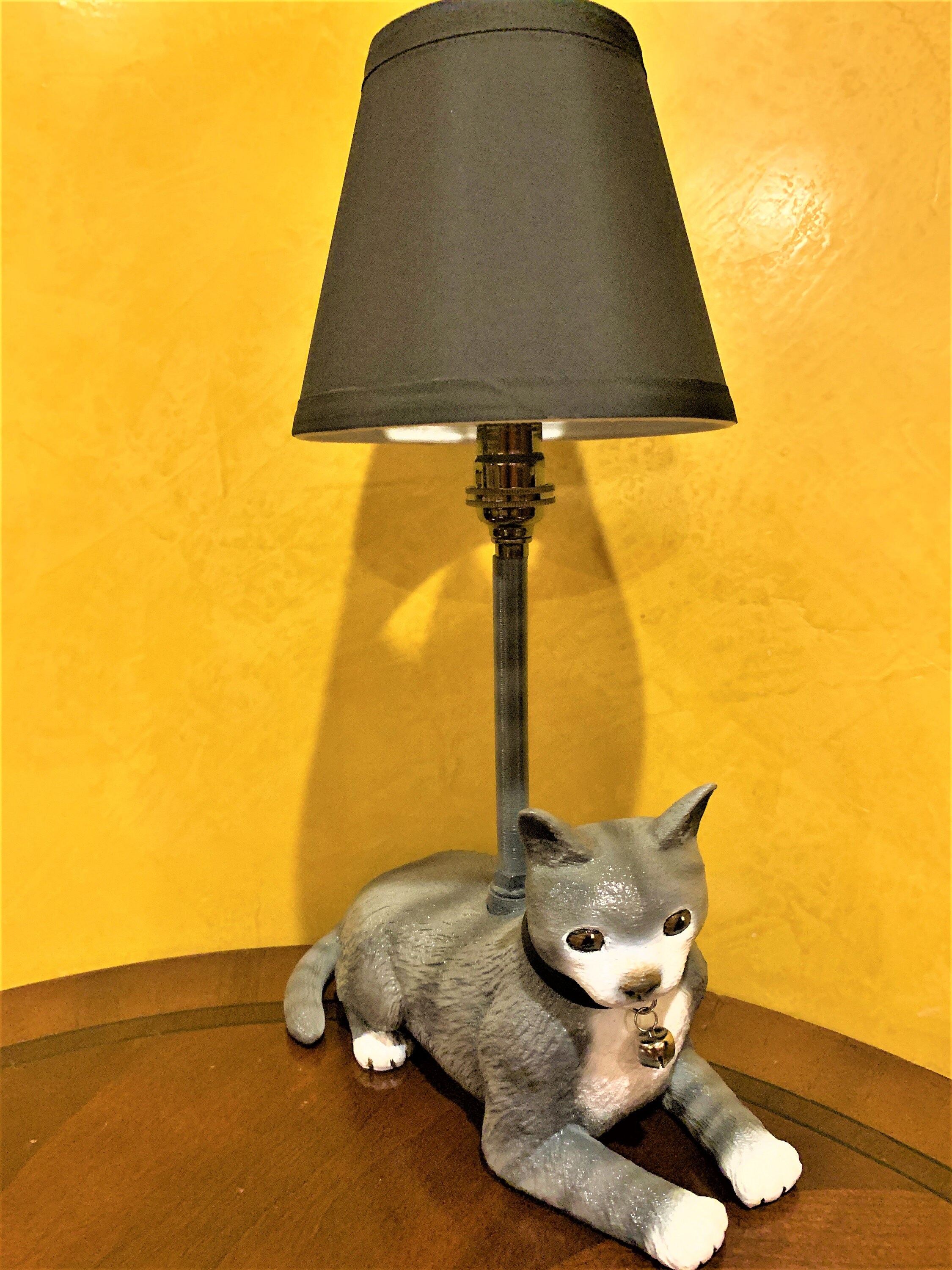 Lampe Chat modèle bleu