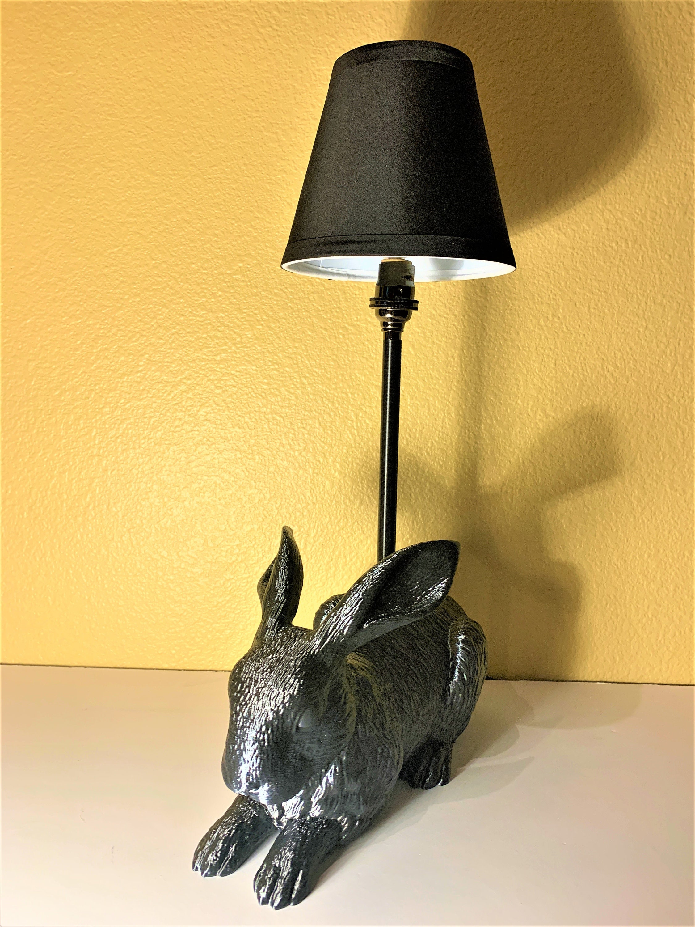 Peter Rabbit Lamp silk Black - Etsy