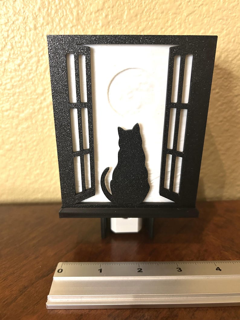 CardinalBleu Cat Gazing Night Light - Thumbnail 3