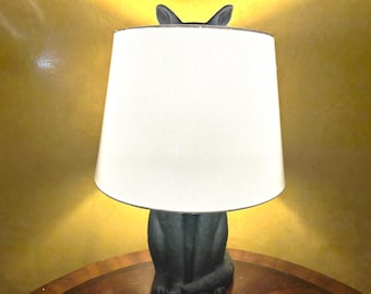 Daphne - Black Cat Lamp