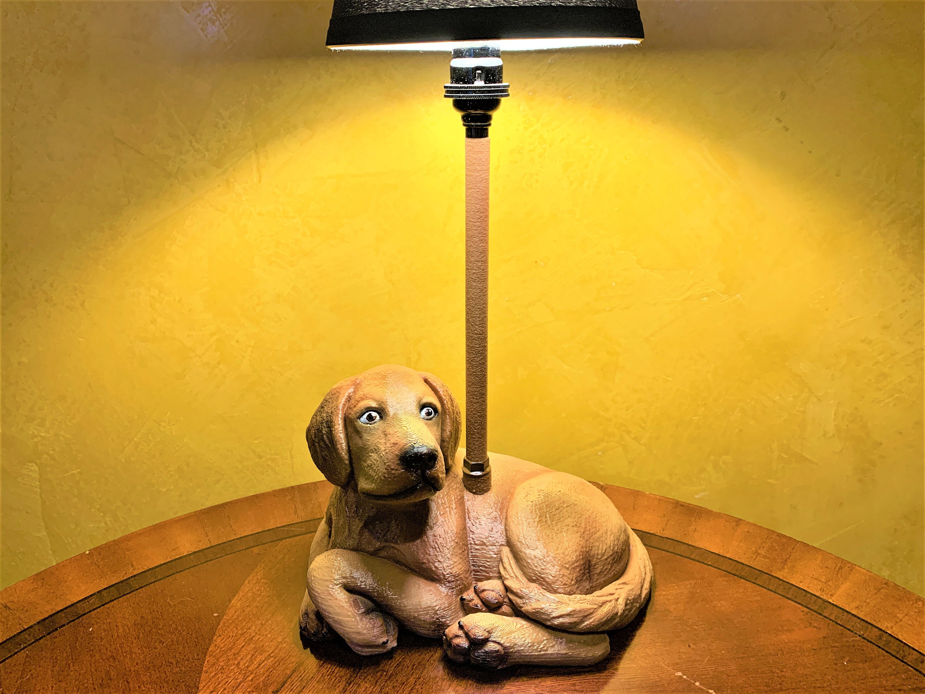 Labrador table lamp deals