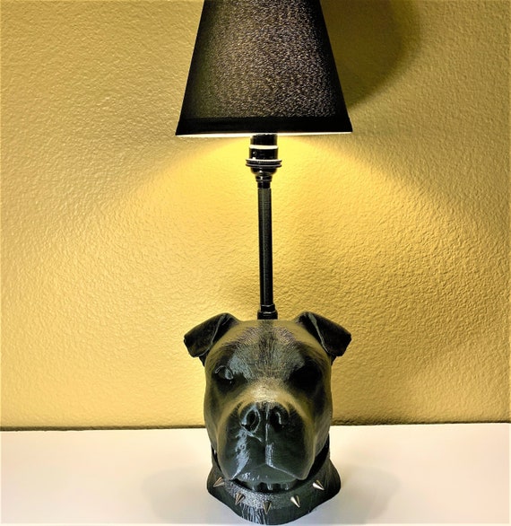 Bull terrier lamp deals