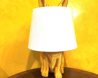 Maui - Gold Corgi Lamp
