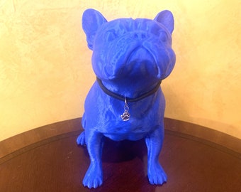 Navy - Blue Bulldog Piggy Bank