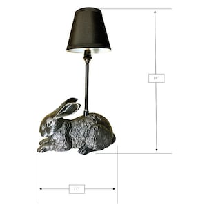 Peter Rabbit Lamp silk Black - Etsy