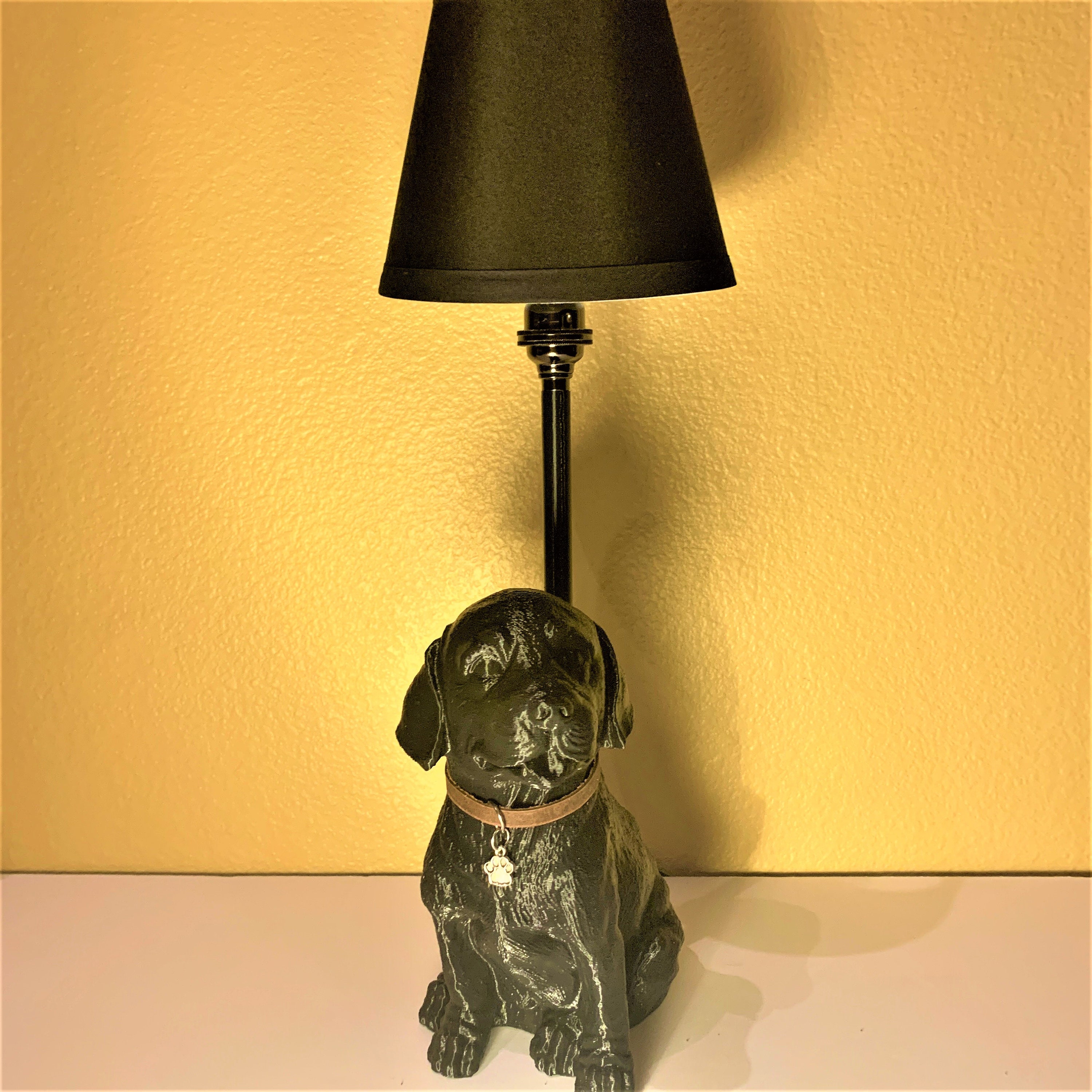 Clarence Labrador Retriever Lamp black Etsy