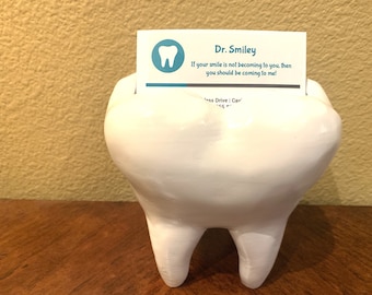 Molar - Tooth Business Card / Pencil Holder