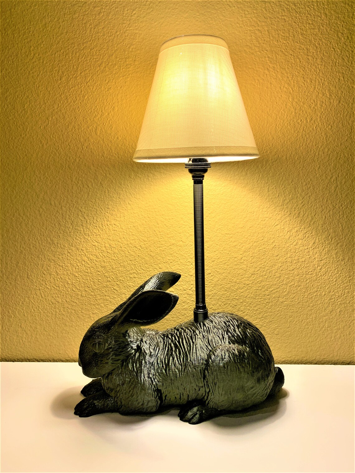 Peter Rabbit Lamp silk Black - Etsy