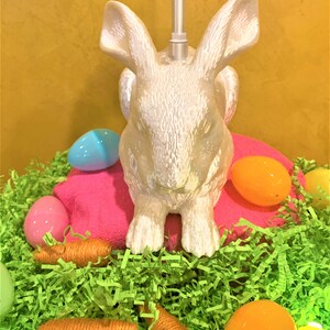 Piper- Rabbit Lamp (silk White) - Etsy