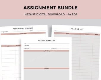 Exam Timetable A4 PDF Printable - Etsy
