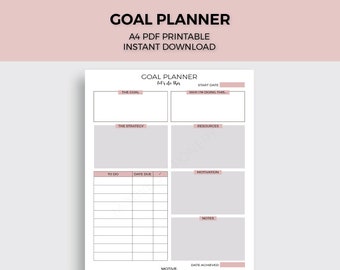 Exam Timetable A4 PDF Printable - Etsy