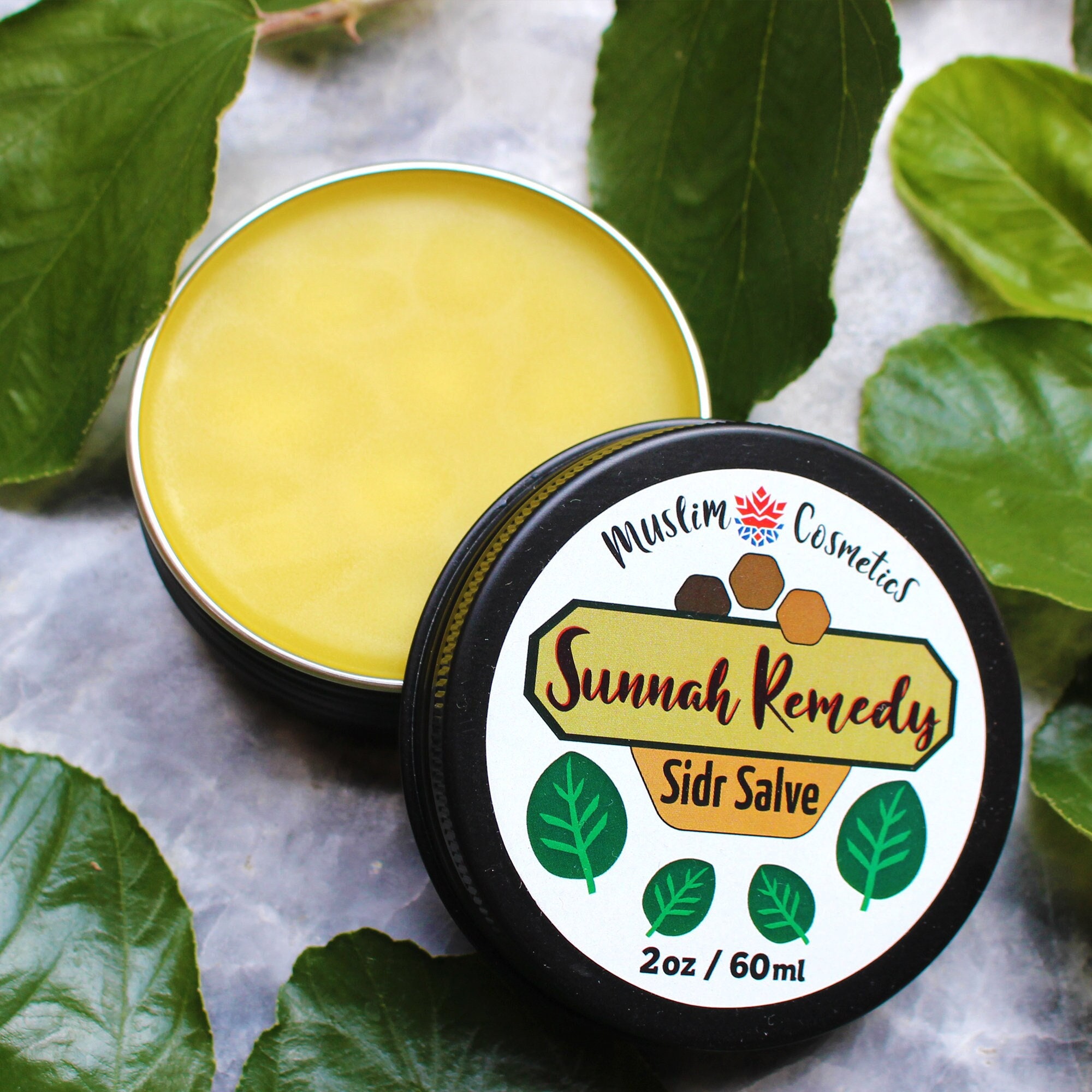 Organic Sidr leaf Salve / Yemeni Sidr Jujube / Body cream / Hair & Beard Balm / Ruqyah  / Islamic Multi-purpose balm / Sunnah Remedy