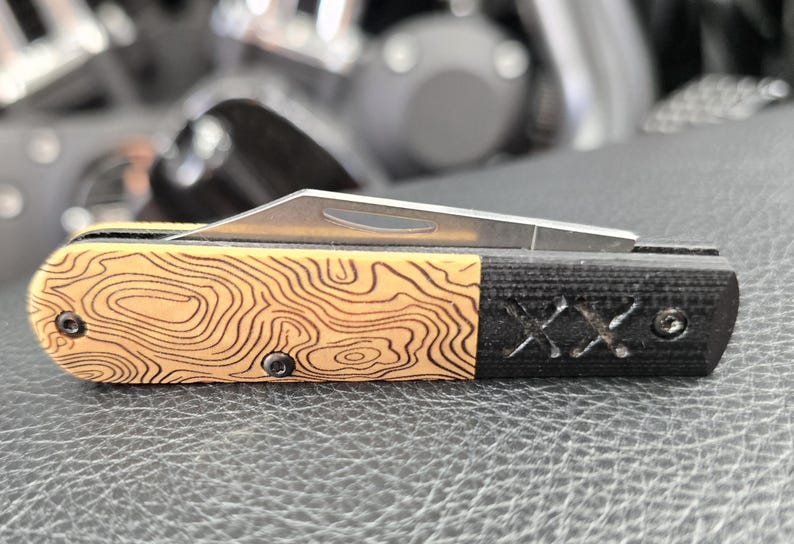 Case XX Knife with Topo Engraving image 3