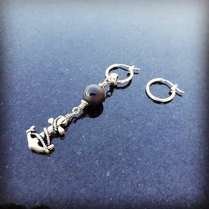 The Holdfast- Anchor earring. Pirate style. Mono Earring. Male. Female. Unisex.