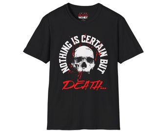 Death and Texas- Unisex Texas T-shirt. Men. Women.