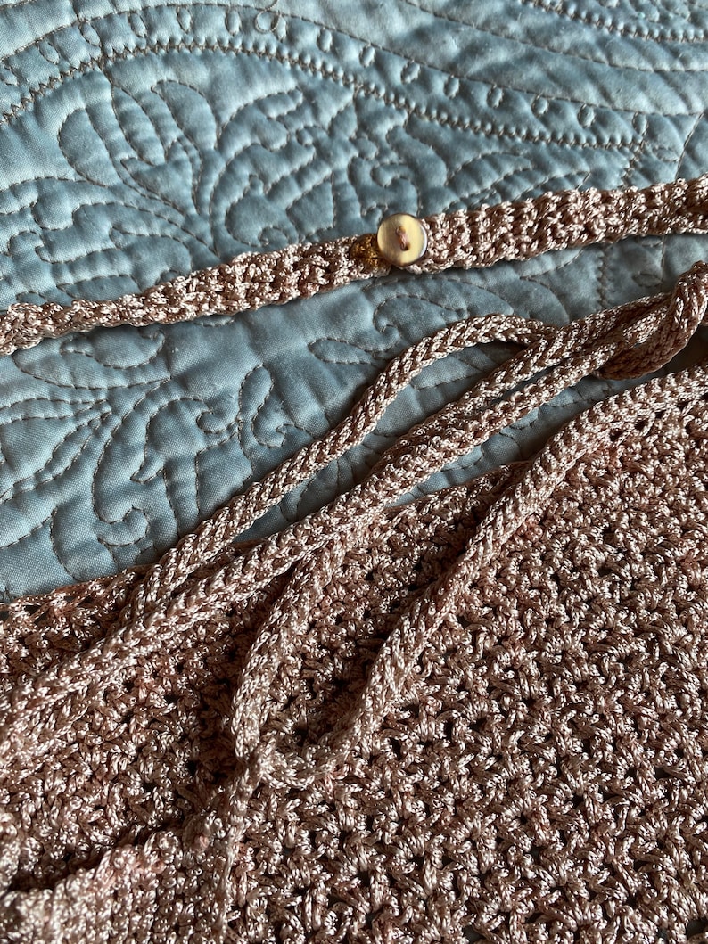 90/'s Crochet Halter Top 1990\u2019s Style Top Striped Top Criss-Cross Closure Vintage Aesthetic