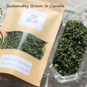 Organic Parsley, Sustainable Canadian Farm Grown Herbs