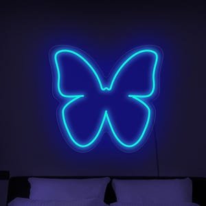 Butterfly neon sign, Butterfly led sign, Kids room neon sign, Neon sign bedroom, Neon sign nursery, Butterfly lamp, Butterfly wall art decor