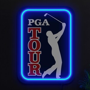 PGA TOUR ゴルフサイン 看板　おしゃれ PGA TOUR ゴルフサイン 看板 おしゃれ
