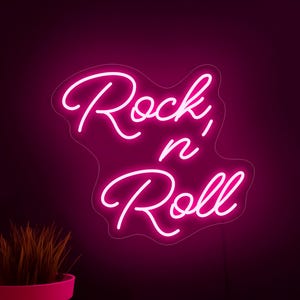 Rock n Roll neon sign, Rock music led sign, Music neon sign, Audio shop neon sign, Rock lover gift, Music room decor, Rock n Roll art decor