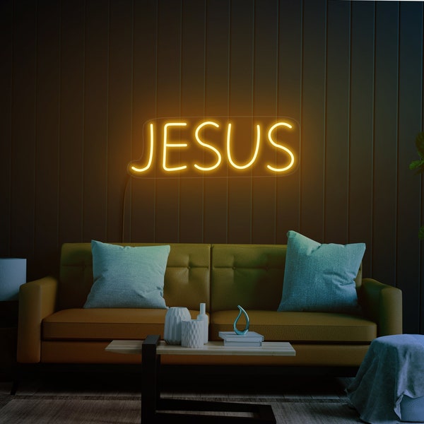 Jesus Leuchtreklame, Jesus Led Sign, Jesus Light Sign, Jesus Christ Sign, Christian Neon Sign, Christian Neon Light, Jesus Sign Wall Decor