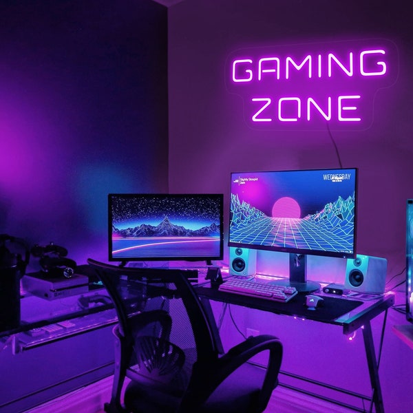 Gamer room decor led,Gaming zone neon sign,Gamer room neon sign,Gamer room led wall decor,Game neon sign,Gaming room neon sign