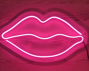 pic Hot Pink Led Signs neon sign pink etsy