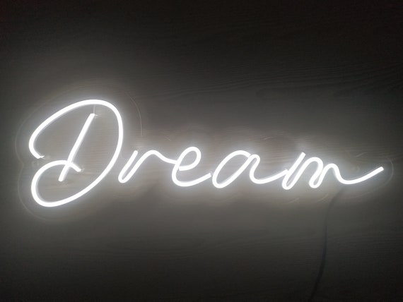 Scritta Dream Luce a Neon - Sogna