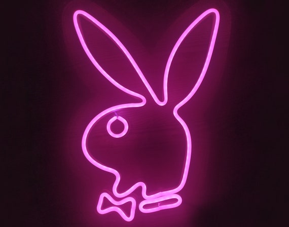 Neon Sign Bunnyplayboy Bunny Neonplayboy Bunny Decorneon | Etsy