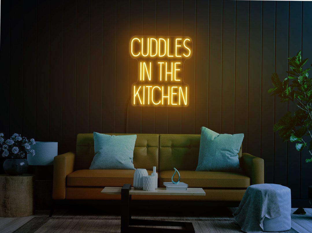 cuddles in the kitchen light