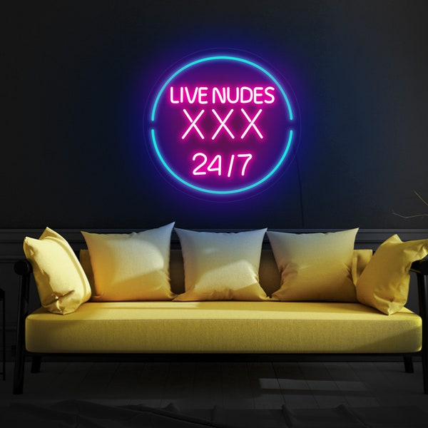 Live Nudes Neon Sign - Etsy