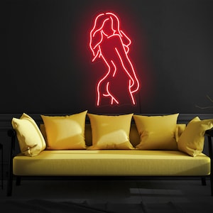 Girl neon sign,Girl neon light,Girl led sign,Body neon sign,Woman body led light,Woman body neon sign,Led neon sign,Bedroom neon light