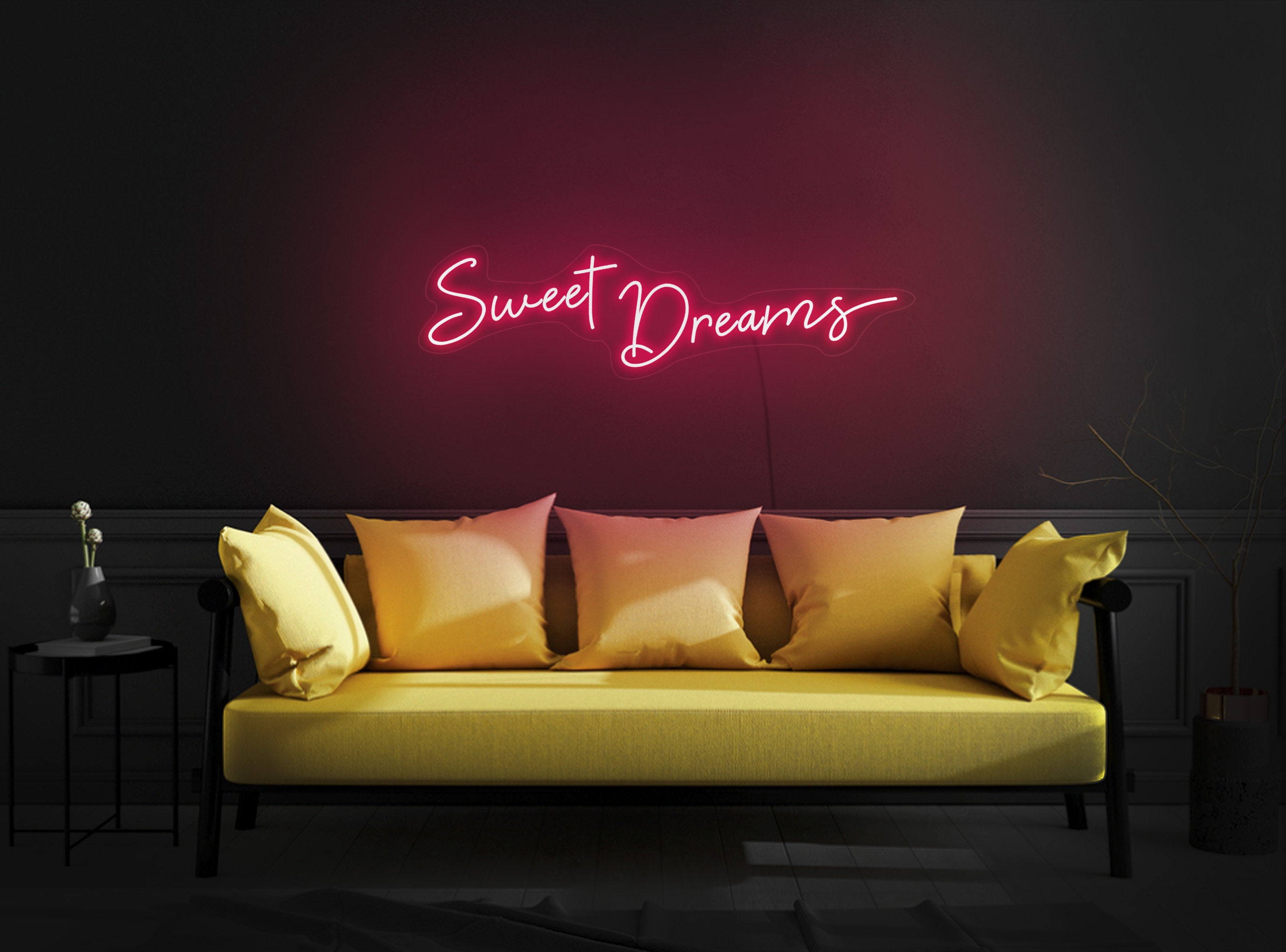 Sweet dreams Neon Schild Schlafzimmer Sweet dreams neon | Etsy