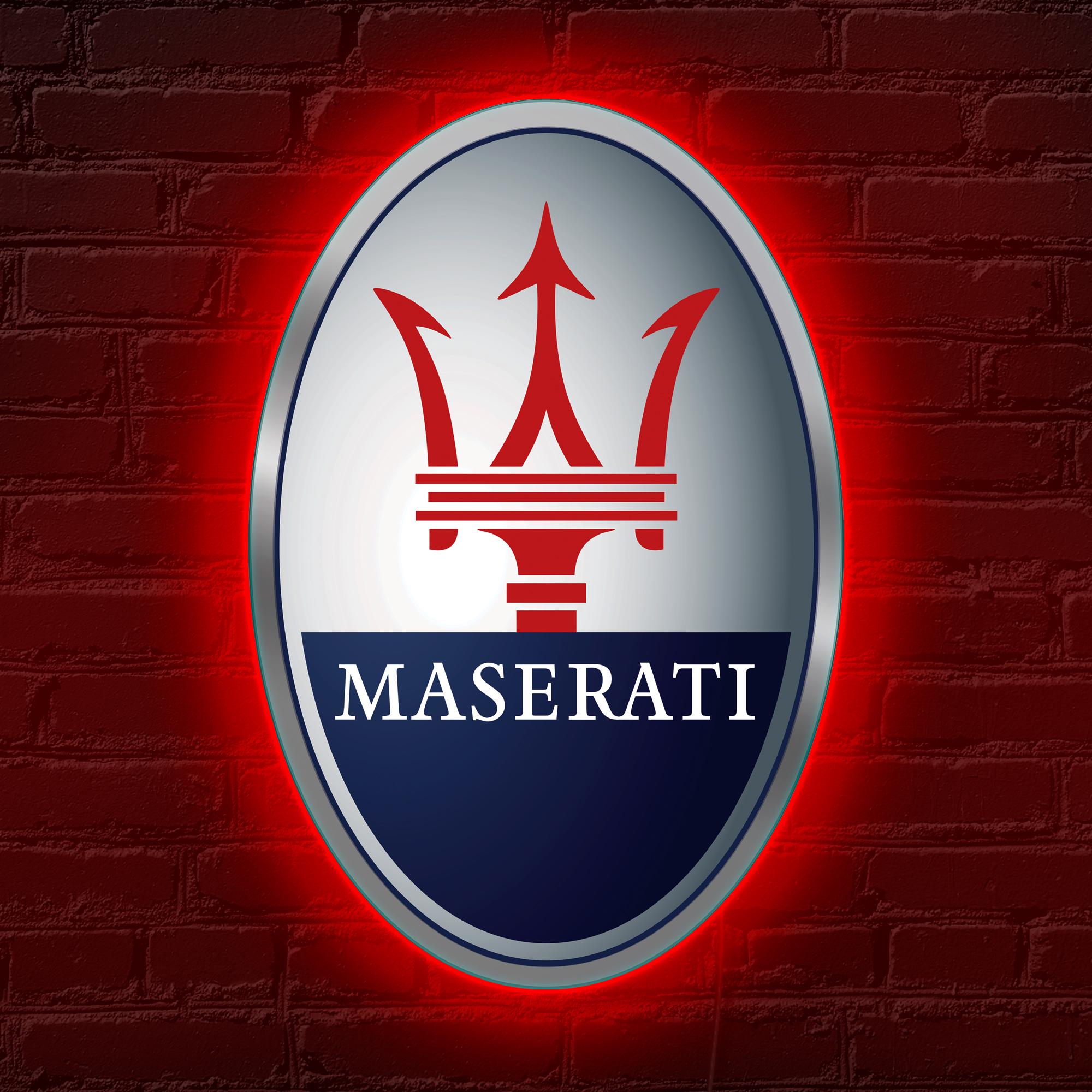 最終値下げ MASERATI ビッグトライデントロゴ 壁飾り 非売品 【公式通販】