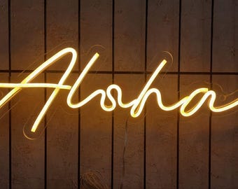 アロハ ネオンサイン、アロハ LED サイン、アロハ ライトサイン