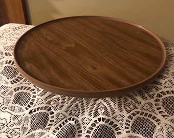 Retro Sonic Woodgrain Lazy Susan