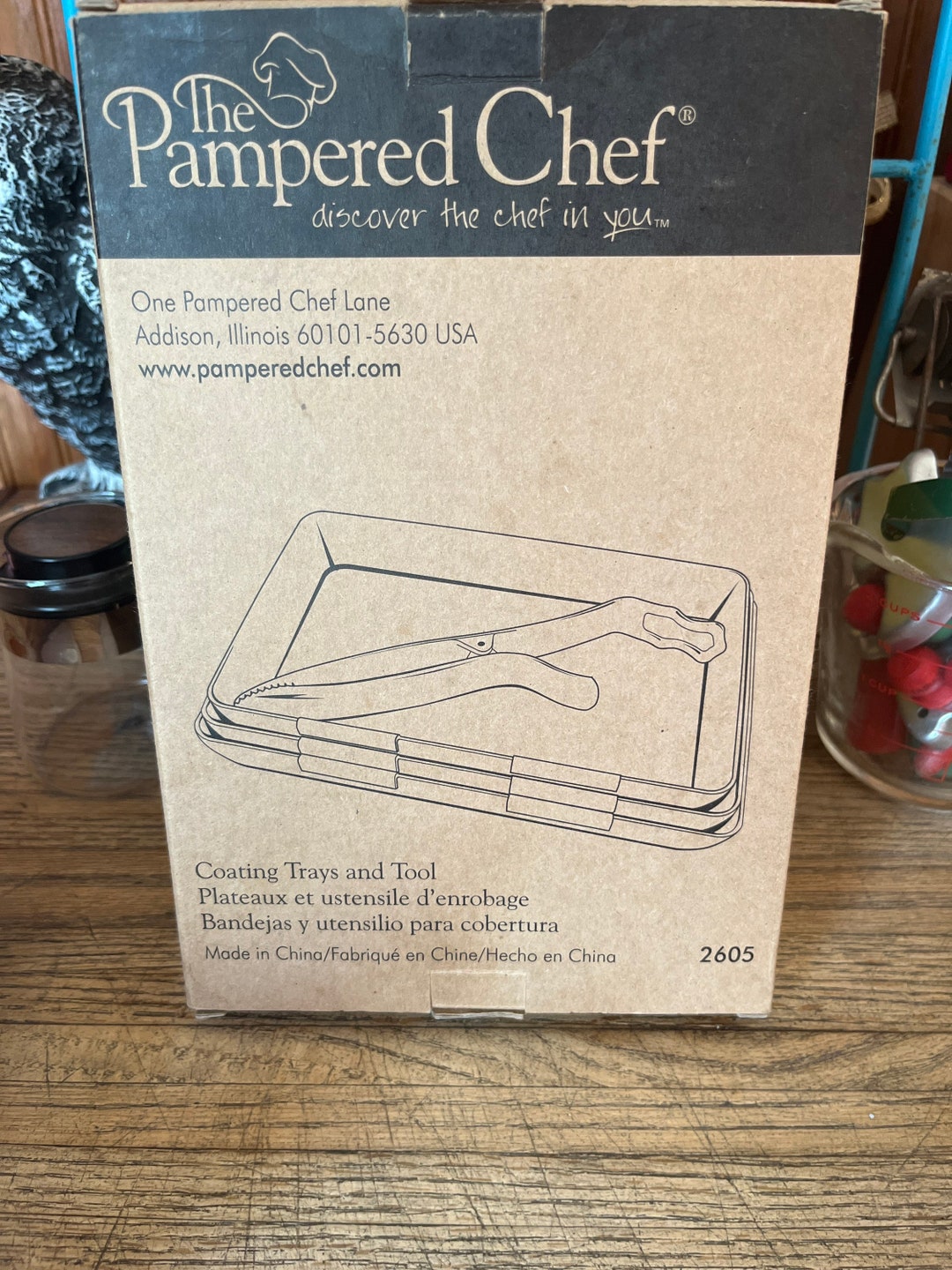 Pampered Chef Coating Trays and Tool Helps With Breading Etsy