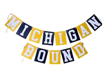 College Bound Banner, Any College, Trunk Party Personalized Hanging University Congratulations Decor,Graduation Party Sign, Student Athlete