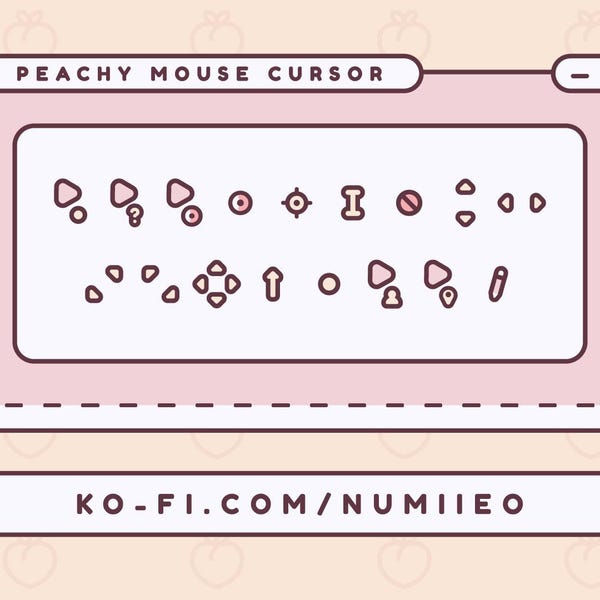 Mouse Cursor Set - Etsy