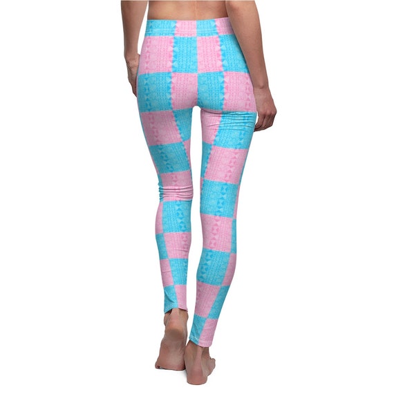 Blue and pink leggings hotsell