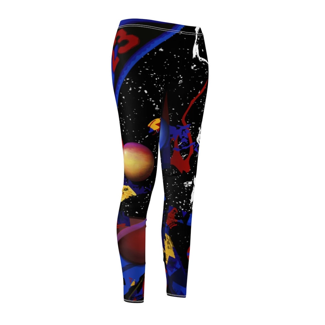23 Air Netz Muster inspiriert AOP Stil Damen lässig Leggings