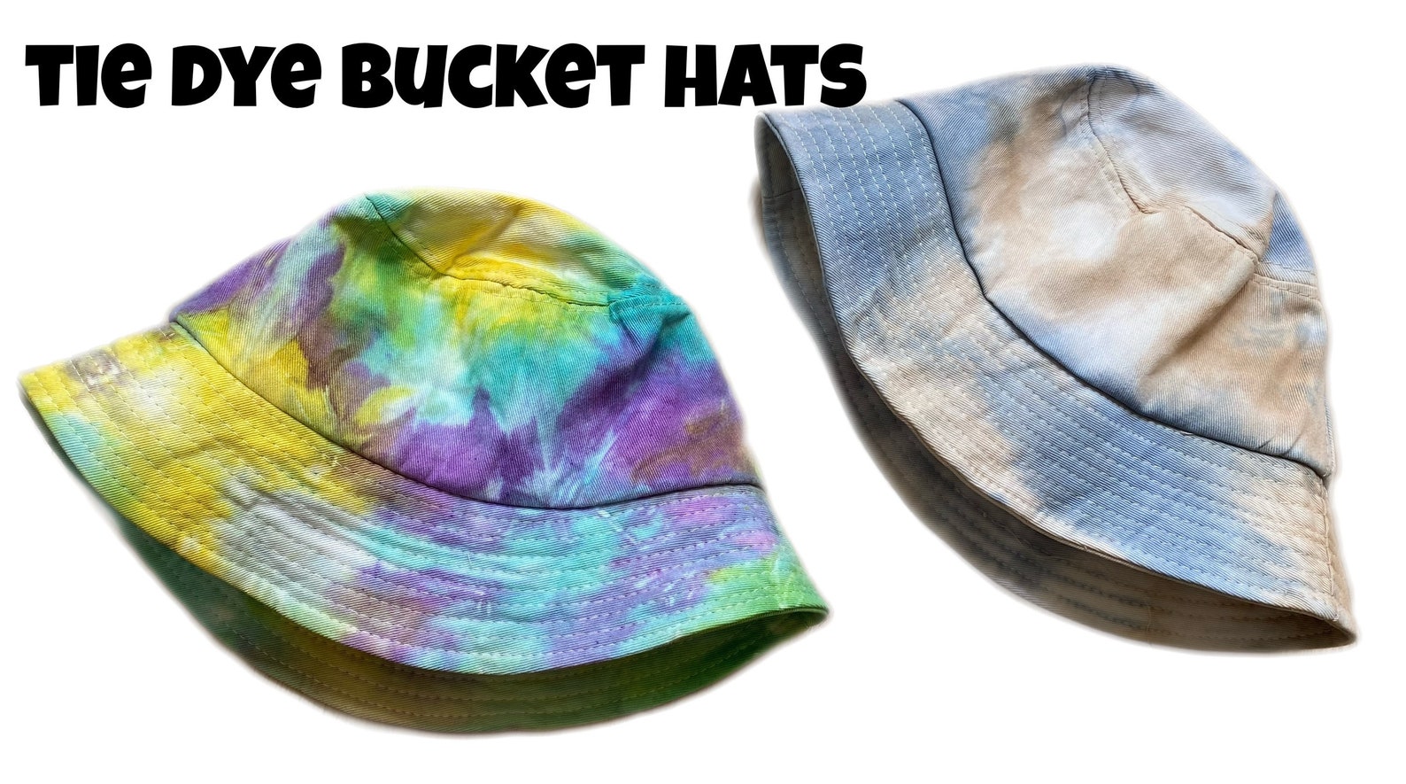 Custom tie dye bucket hats for adults Etsy