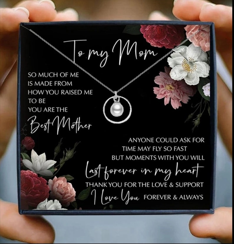 100 Genuine Mothers Day Presents Gift For Mum Pearl Pendant Necklace To Etsy Hong Kong Surprise After Surprise Www Himmelhomehealth Com