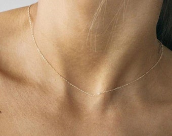 Thin Chain Necklace - Etsy Australia