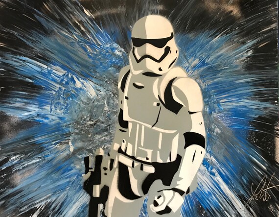 star wars spray paint art