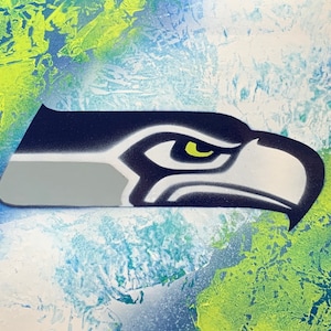 Seattle Seahawks Art: Original Spray Paint Painting