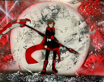 RWBY Spray Paint Art